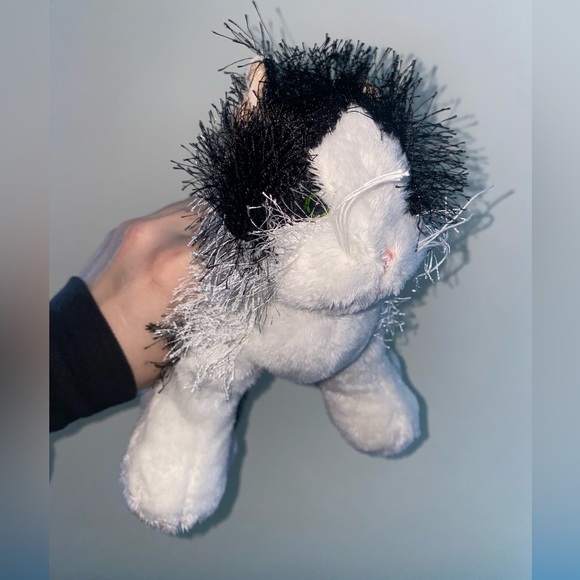 Webkinz- Ganz- Black and white cat- No code- HM016 - Picture 3 of 13